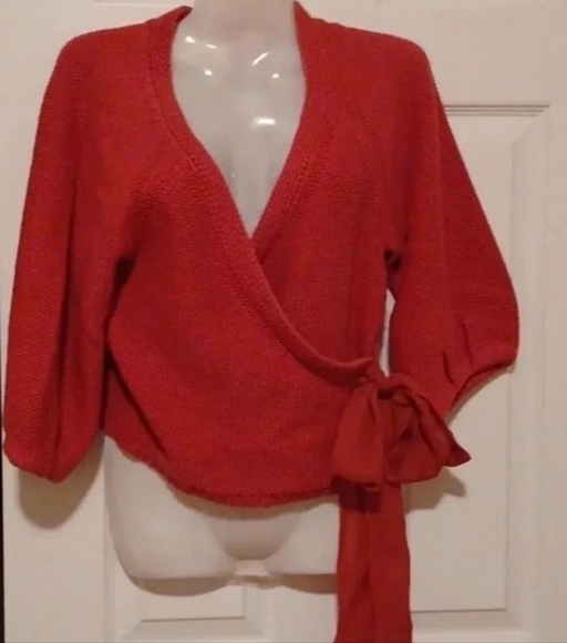 🌹beautiful color cardigan with a bow - Picture 11 of 11